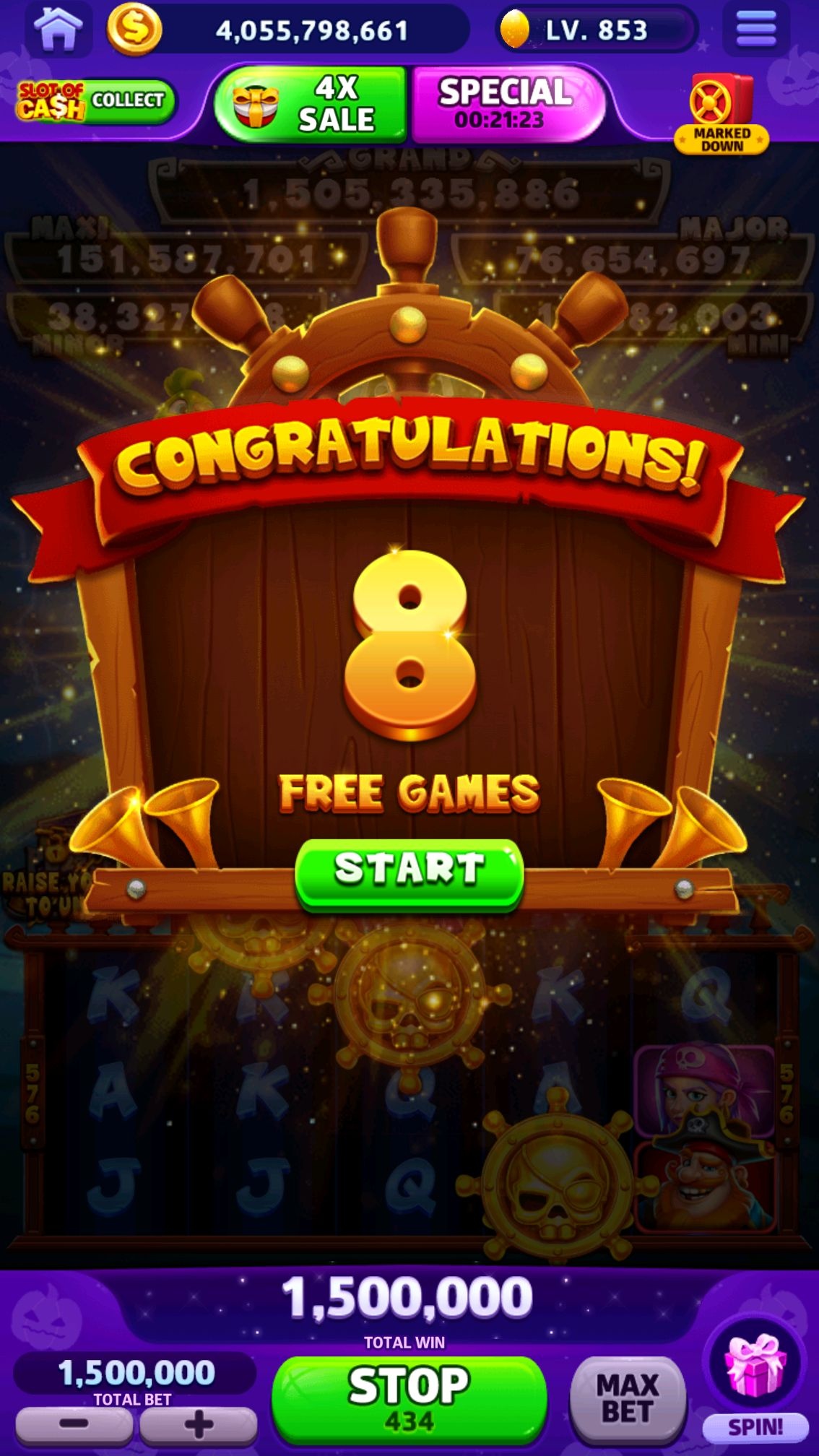 HappySpins game