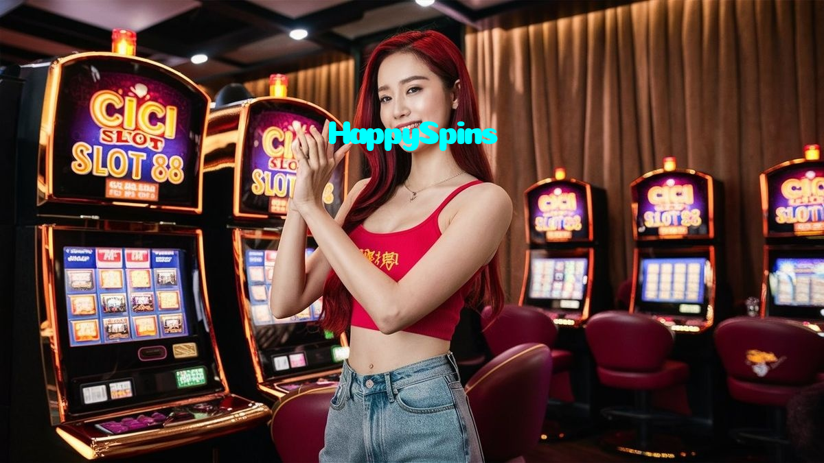HappySpins casino presented on mobile device in Pakistan with slots and live games